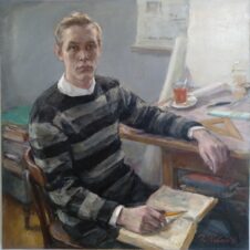 Портрет инженера-строителя «Главленинградстроя» Годырева Ивана Тимофеевича